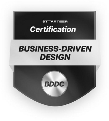THESTARTER CERTIFICATION - BUSINESS-DRIVEN DESIGN BDDC