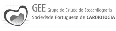 GEE GRUPO DE ESTUDO DE ECOCARDIOGRAFIA SOCIEDADE PORTUGUESA DE CARDIOLOGIA