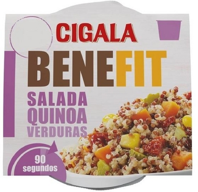 CIGALA BENEFIT SALADA QUINOA VERDURAS 90 SEGUNDOS