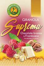 CEM PORCENTO NATURAL GRANOLA SUPREMA CHOCOLATE BRANCO & FRAMBOESA CHOCOLATE BLANCO & FRAMBUESA