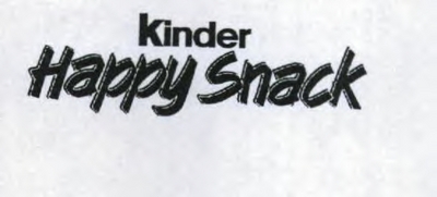 KINDER HAPPY SNACK
