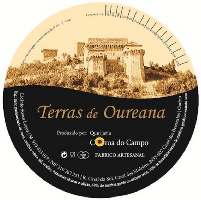 TERRAS DE OUREANA- PRODUZIDO POR QUEIJARIA COROA DO CAMPO - FABRICO ARTESANAL