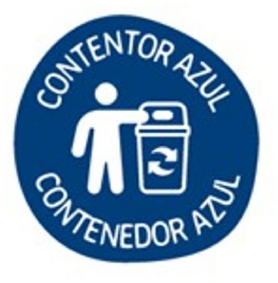 CONTENTOR AZUL CONTENEDOR AZUL