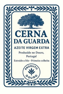 CERNA DA GUARDA AZEITE VIRGEM EXTRA PROUZIDO NO DOURO, PORTUGAL EXTRAIDO A FRIO PRIMEIRA COLHEITA PRODUTO DOURO