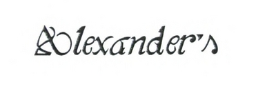 ALEXANDER'S