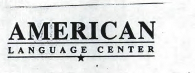 AMERICAN LANGUAGE CENTER