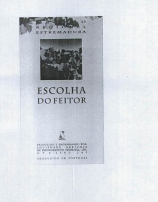 ESCOLHA DO FEITOR
