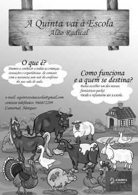 A QUINTA VAI À ESCOLA ALÃO RADICAL
