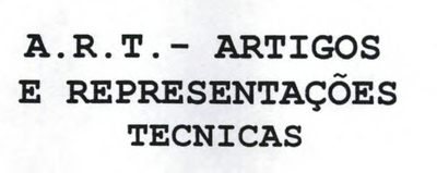 A . R. T. - ARTIGOS E REPRESENTAÇÕES TECNICAS