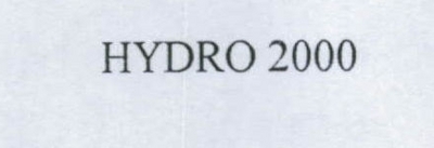 HYDRO 2000