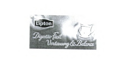 LIPTON DIGESTÃO FÁCIL VERDAUUNG & BALANCE