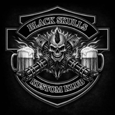 BLACK SKULLS KUSTOM KLUB