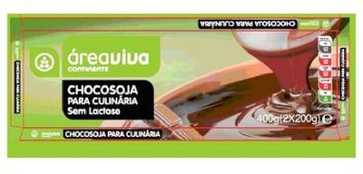 ÁREAVIVA CHOCOSOJA PARA CULINÁRIA SEM LACTOSE