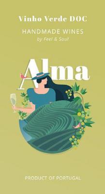 VINHO VERDE DOC HAND MADE WINES BY FEEL & SOUL ALMA PRODUCT OF PORTUGAL