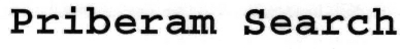 PRIBERAM SEARCH