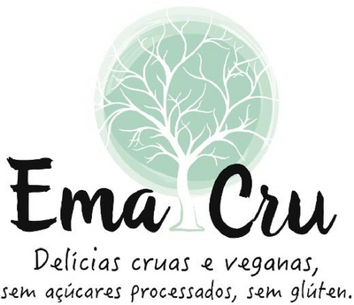 EMA CRÚ DELÍCIAS CRUAS E VEGANAS, SEM AÇUCARES PROCESSADOS, SEM GLÚTEN.