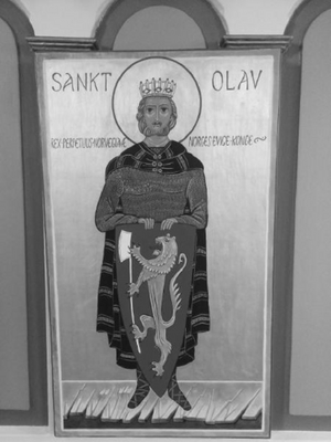 SANKT OLAV REX-PERPECTUUS-NORVEGIAE NORGES-EVIGE-KONGE