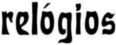 RELÓGIOS