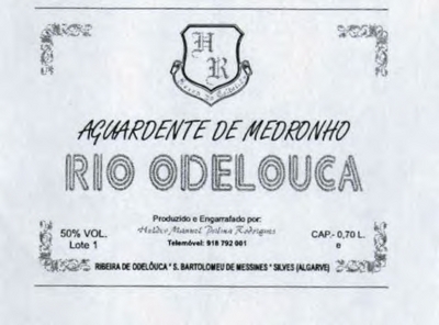 H R - AGUARDENTE DE MEDRONHO - RIO ODELOUCA