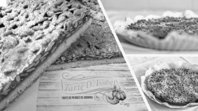 TARTE D. ISABEL  TARTE DE PEVIDES DE ABÓBORA