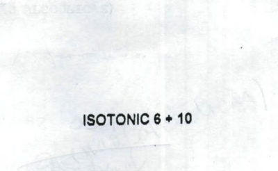 ISOTONIC 6 + 10