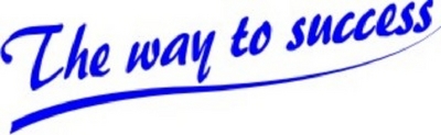 THE WAY TO SUCCESS