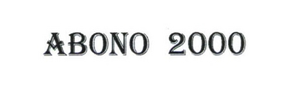ABONO 2000
