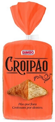 BIMBO CROIPÃO PÃO POR FORA CROISSANT POR DENTRO