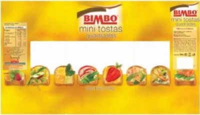BIMBO MINI TOSTAS QUADRADAS