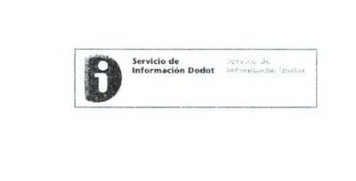 SERVICIO DE INFORMACIÓN DODOT - SERVIÇO DE INFORMAÇÃO DODOT