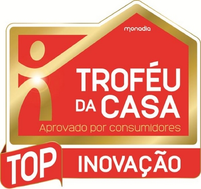 TROFÉU DA CASA APROVADO POR CONSUMIDORES TOP INOVAÇÃO MONADIA