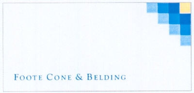 FOOTE CONE & BELDING