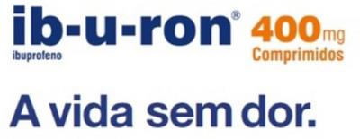 IB-U-RON 400MG COMPRIMIDOS IBUPROFENO A VIDA SEM DOR