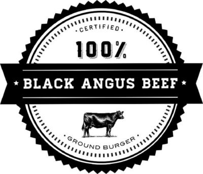 CERTIFIED, 100% BLACK ANGUS BEEF, GROUND BURGER