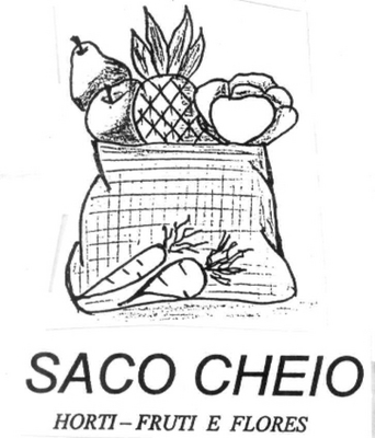 SACO CHEIO HORTI-FRUTI E FLORES