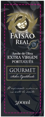 FAISÃO REAL AZEITE DE OLIVA EXTRA VIRGEM PORTUGUÊS GOURMET SABOR EQUILIBRADO A EXPRESSÃO MÁXIMA NA ARTE DO AZEITE