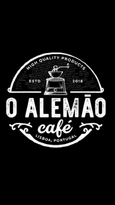 HIGH QUALITY PRODUCTS ESTD 2018 O ALEMÃO CAFÉ LISBOA, PORTUGAL