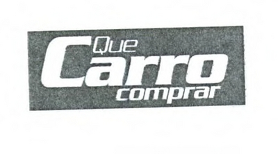 QUE CARRO COMPRAR