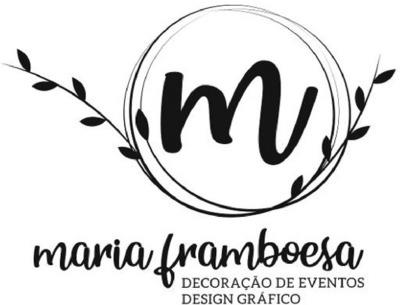 MARIA FRAMBOESA, DECORAÇÃO DE EVENTOS, DESIGN GRÁFICO