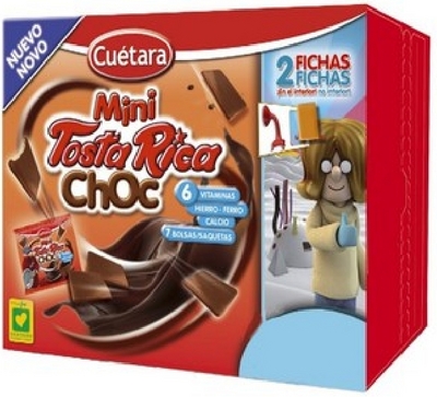 CUETARA MINI TOSTA RICA CHOC