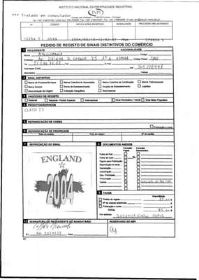 ENGLAND 2004