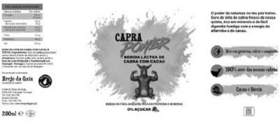 CAPRA POWER - BEBIDA LACTEA DE CABRA COM CACAU