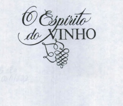 O ESPIRITO DO VINHO