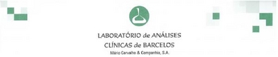 LABORATÓRIO DE ANÁLISES CLÍNICAS DE BARCELOS - MÁRIO CARVALHO & Cª SA
