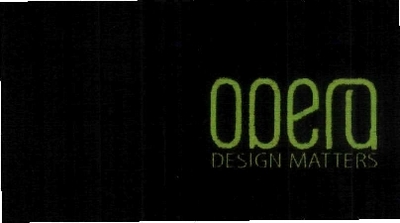 OPERA DESIGN MATTERS