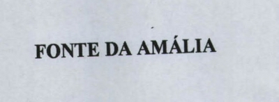 FONTE DA AMÁLIA