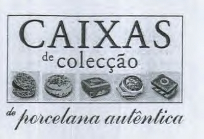 CAIXAS DE COLECÇÃO DE PORCELANA AUTÊNTICA