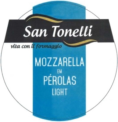SAN TONELLI VITA CON IL FORMAGGIO MOZZARELLA EM PÉROLAS LIGHT