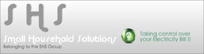 SHS, SMALL HOUSEHOLD SOLUTIONS - TAKING CONTROL OVER YOUR ENERGY BILL !