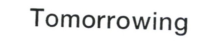 TOMORROWING